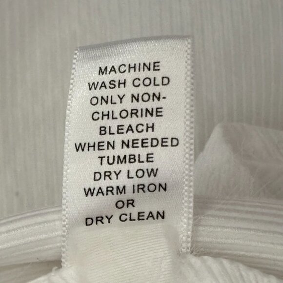 Brooks Brothers Womens Sz 8 Wrinkle-Free White Button-Down Blouse Shirt EUC - Picture 7 of 7